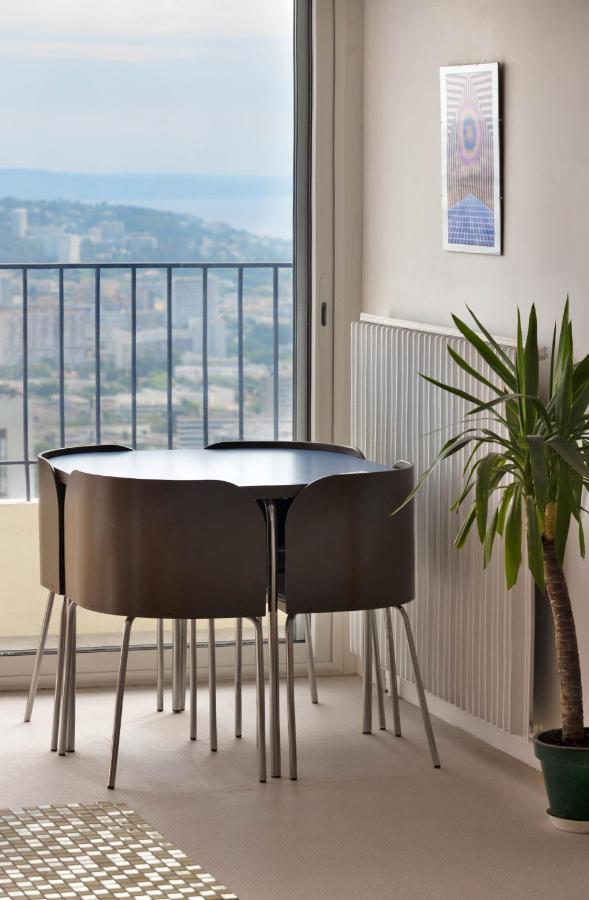 Panoramic View Of Marseille For Two Apartment Exterior foto