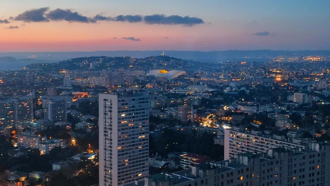 Panoramic View Of Marseille For Two Apartment Exterior foto
